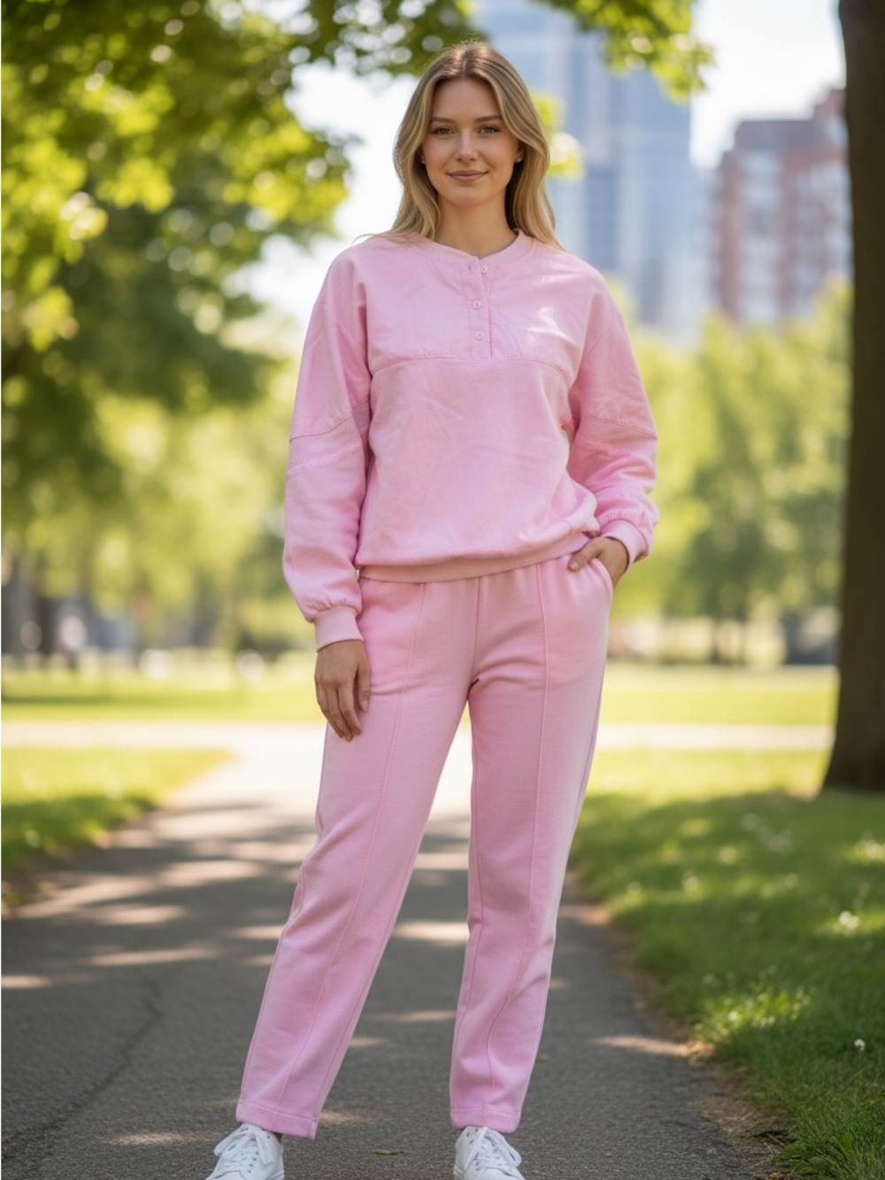 Women’s Lavon by Cheerful Corp Vintage Sweatshirt & Jogger Set